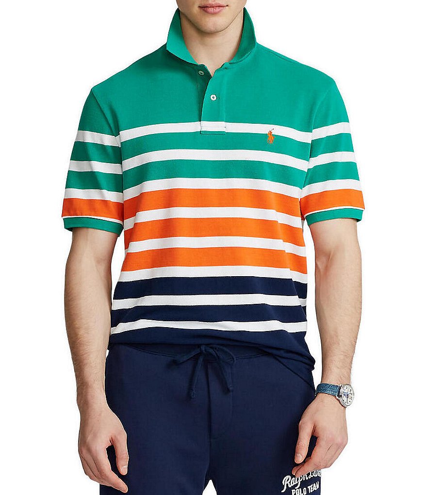 Visconti Petal Print Short-Sleeve Polo Shirt