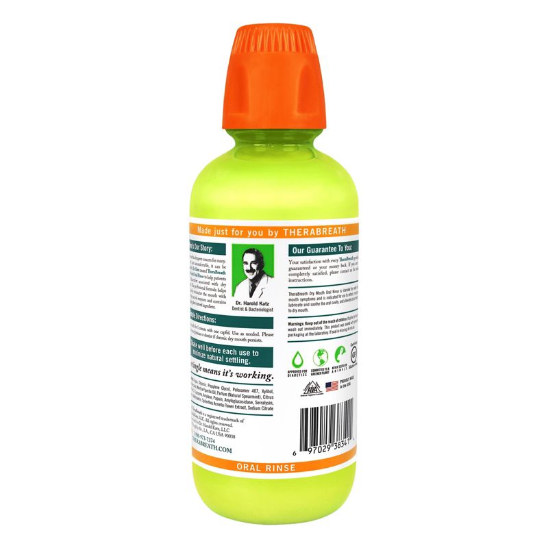 TheraBreath Dry Mouth Oral Rinse Mint - 16 fl oz