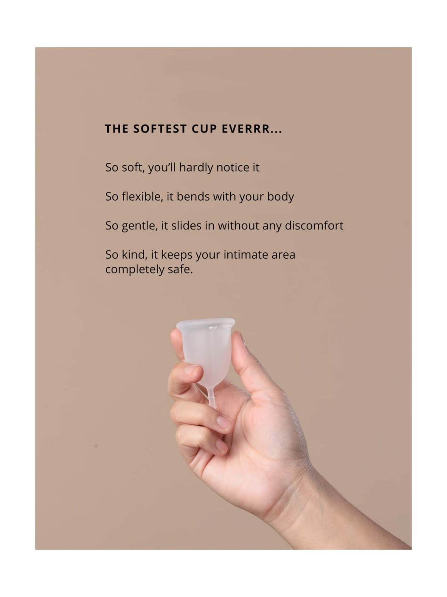 Namyaa Ultra Soft Medium Reusable Menstrual Cup - 50 gm