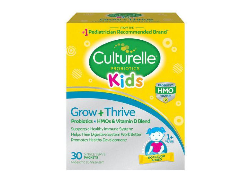Culturelle Kids Grow + Thrive Probiotics + HMO + Vitamin D Blend Packs - 30ct
