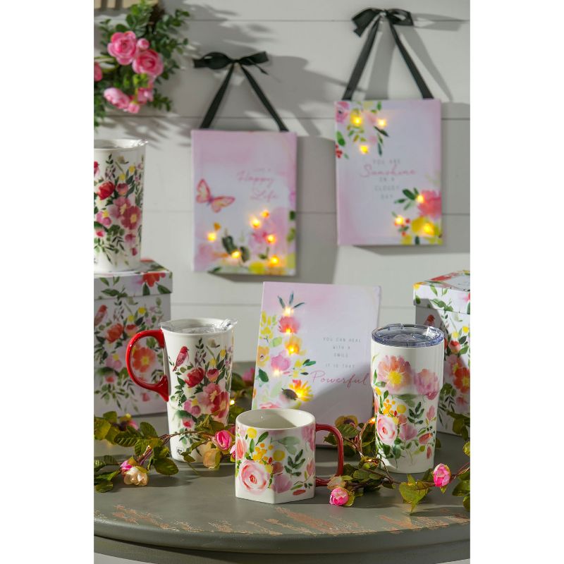 Evergreen Cypress Home Ceramic Travel Cup 17oz. ,withbox Forrest Friends