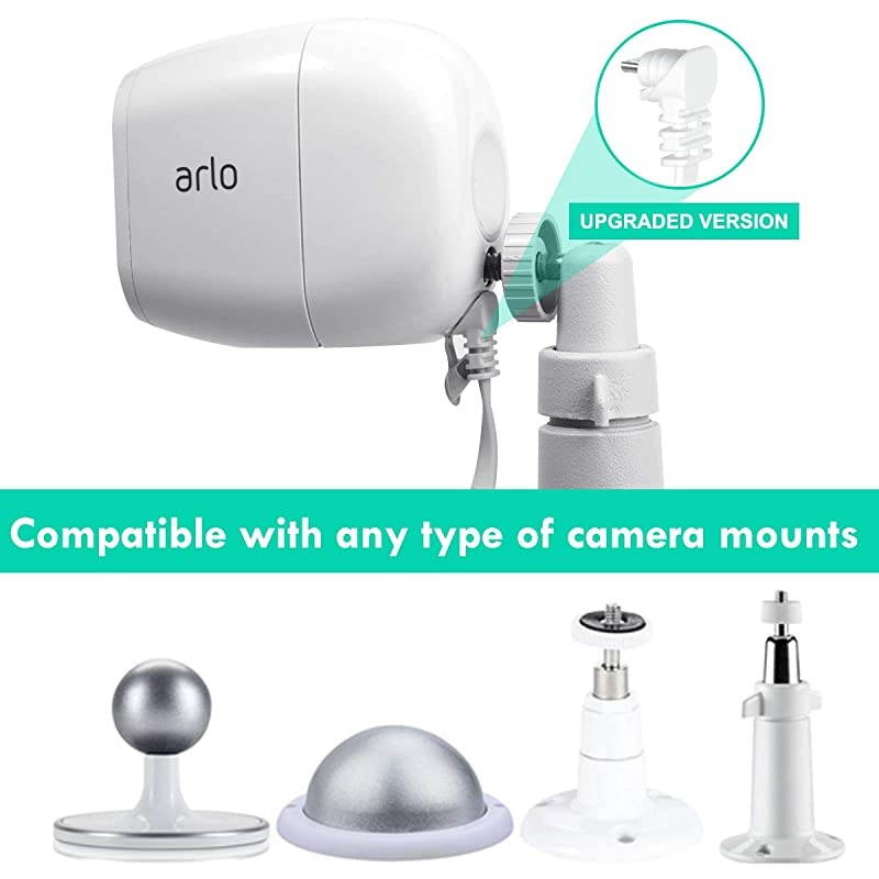 30 Feet Right Angled Micro USB Power Cable with QC 30 Charger BrickPower Supply Adapter and Charging CordOutdoor Quick Charger Compatible for Arlo ProArlo Pro 2Arlo GoArlo Security Light