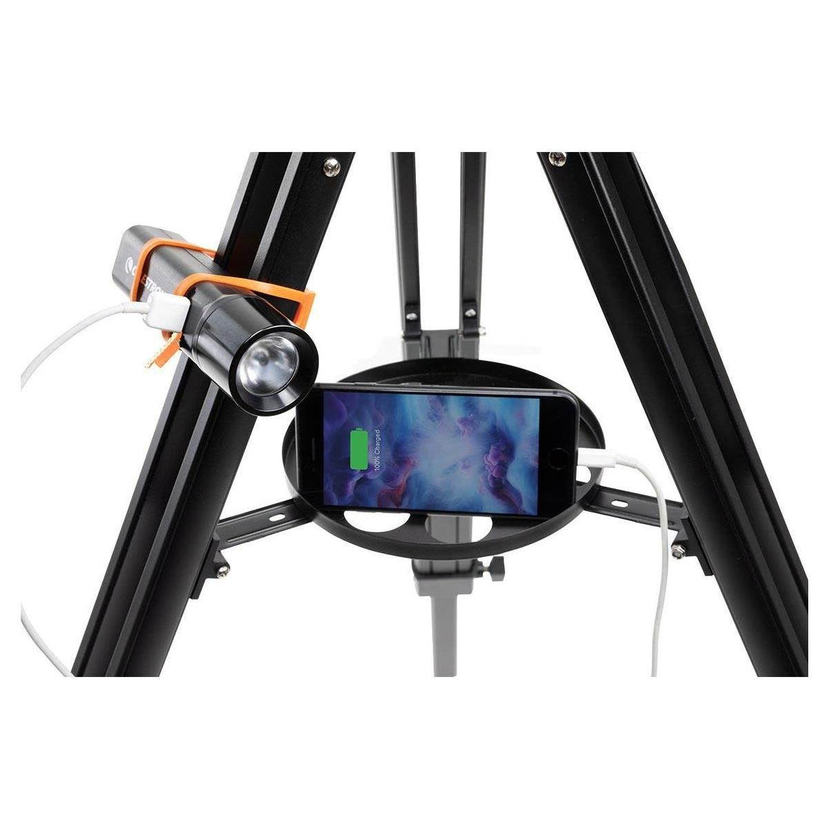 Celestron Powertank Glow 5000 Red LED Flashlight and Powerbank