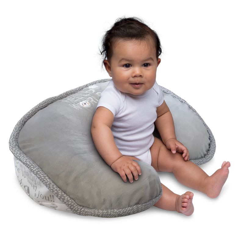 Boppy Luxe Feeding and Infant Support Pillow - Hello World