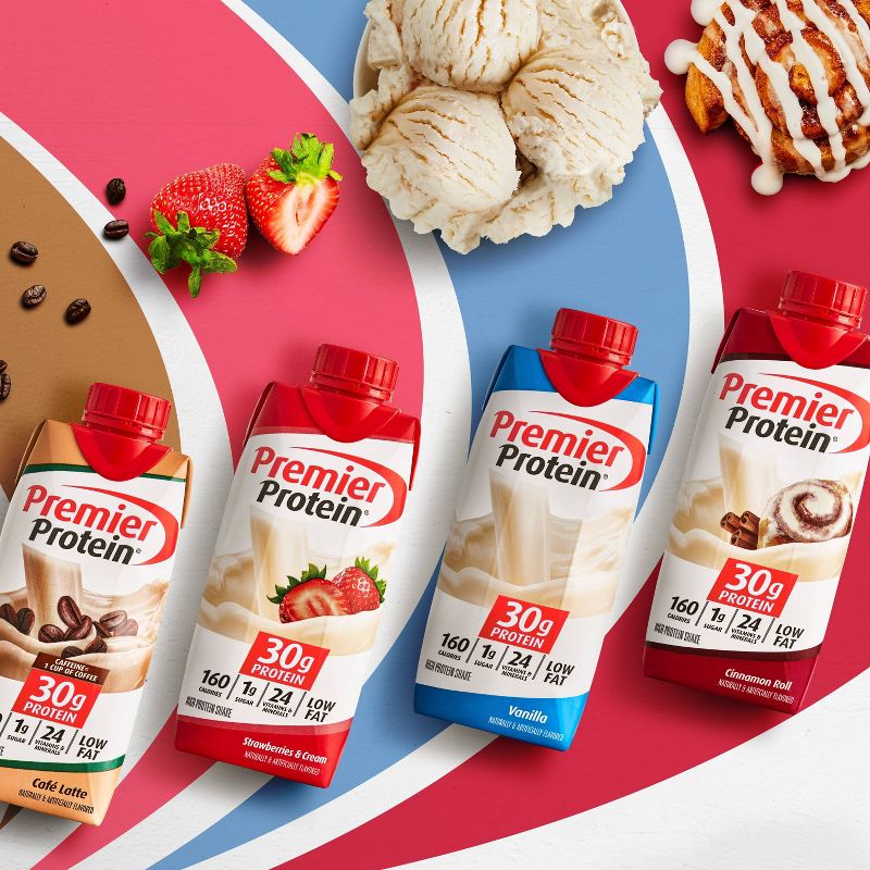 Premier Protein Shake - Cinnamon Roll - 4pk/44 fl oz