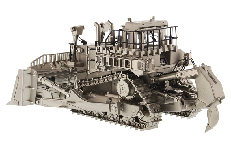 CAT Caterpillar D11T Track Type Tractor Dozer Matt Silver Plated "Commemorative Series" 1/50 Diecast Model  by Diecast Masters