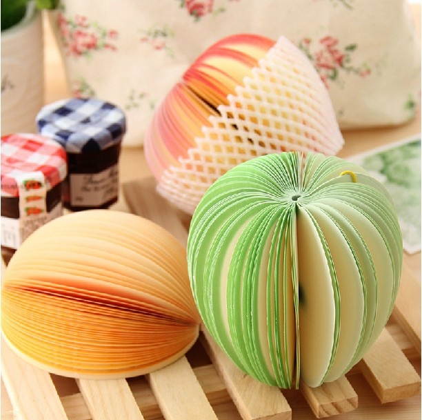 Fruit Vegetable Notepad Memo Sticky - 15 Shape-Green Pepper