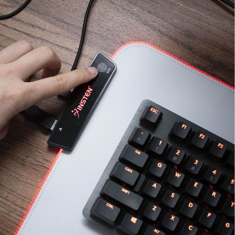 Lenovo Legion M200 RGB Gaming Mouse-WW - Optical - Cable - Black - USB - 2400 dpi - Scroll Wheel - 5 Button(s) - Symmetrical