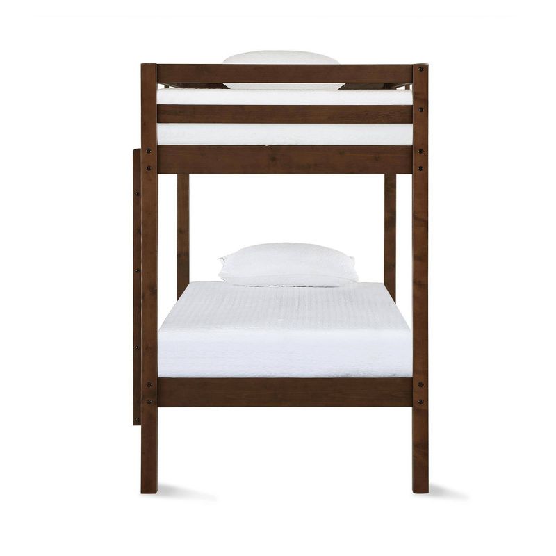 Twin over Twin Jimmy Bunk Bed Mocha - Dorel Living