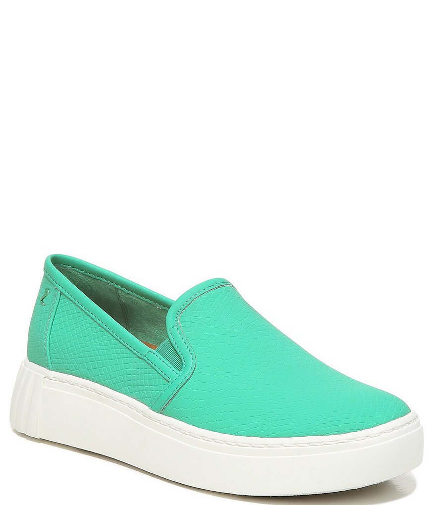 Zodiac Benson Snake Embossed Slip-On Platform Sneakers