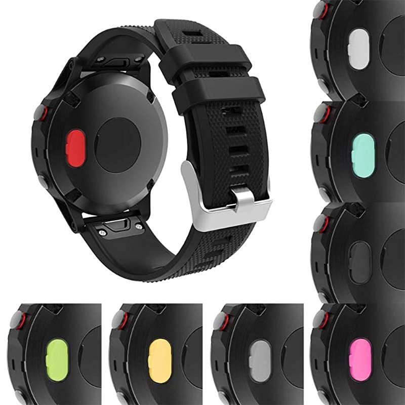 10 Pack Dust Plug Compatible with Garmin Fenix 55S5X66S6X6 Pro6S Pro6X ProForerunner 935Vivoactive 344S Smartwatch Silicone Charger Port Protector Anti Dust Plugs Caps Multi Colors