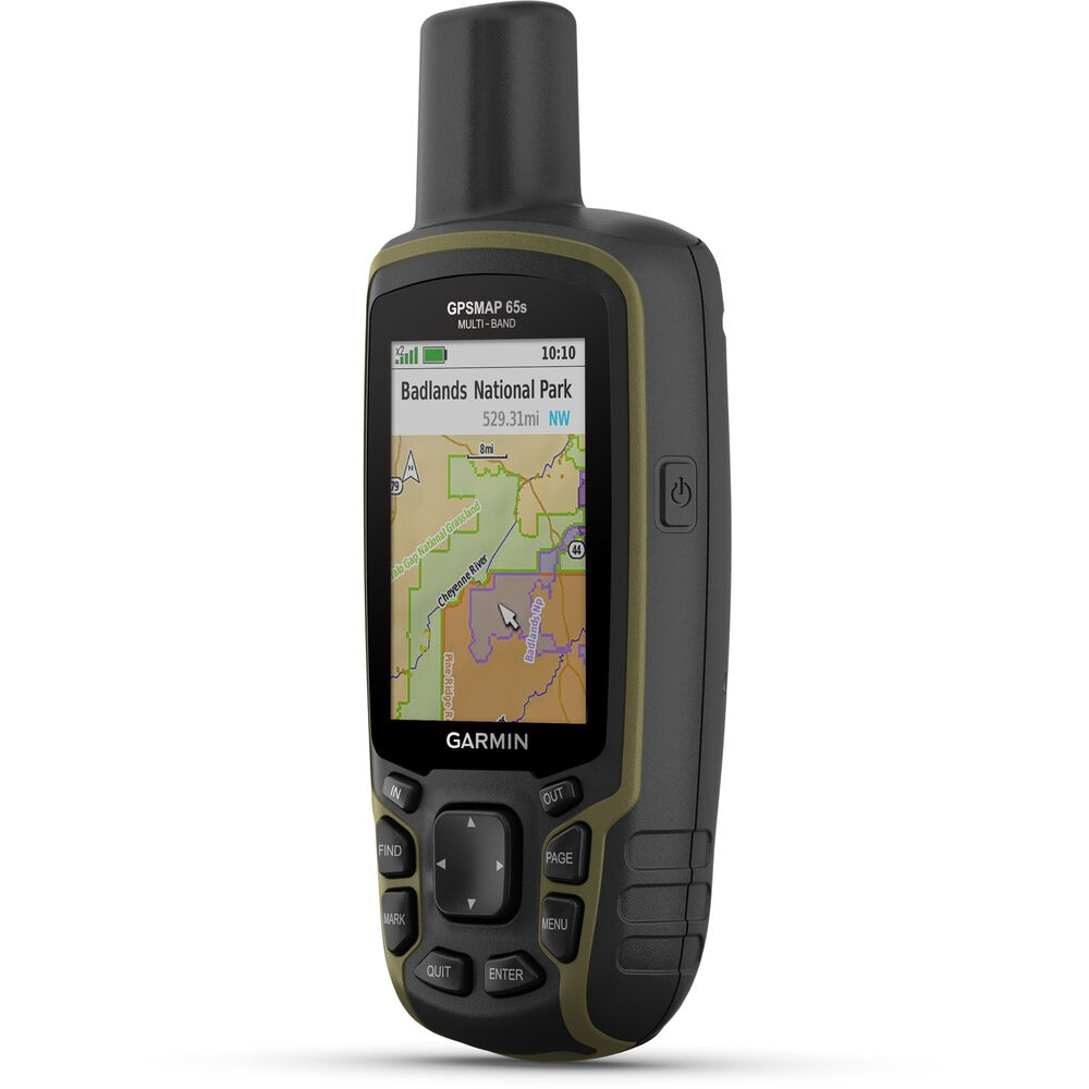 Garmin GPSMAP 65s, Multi-Band/Multi-GNSS Handheld with Sensors