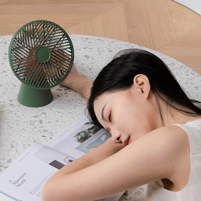 SOTHING Silent Rainforest Fan Desktop Fan Tree Shape Quite Mini Fan Cooler For Home Office