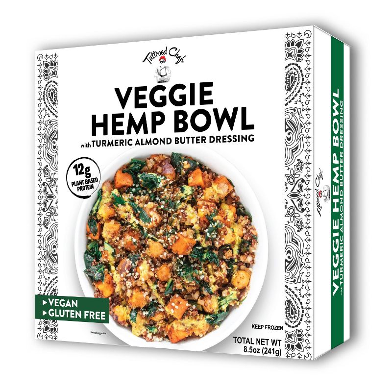 Tattooed Chef Frozen Veggie Hemp Bowl - 8.5oz