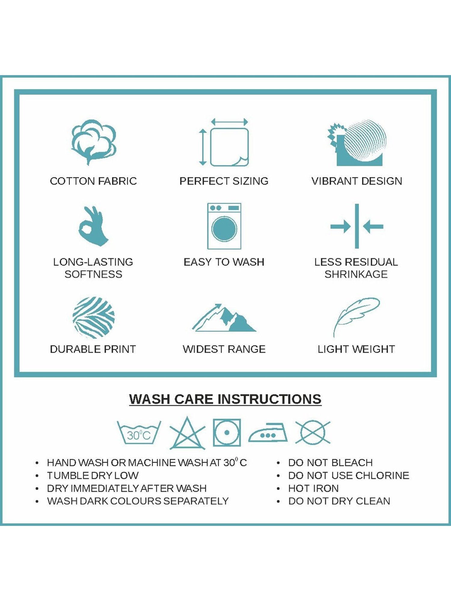 BELLA CASA Mysterious Printed Multicolor 150 TC Cotton King Bedsheet with 2 Pillow Covers