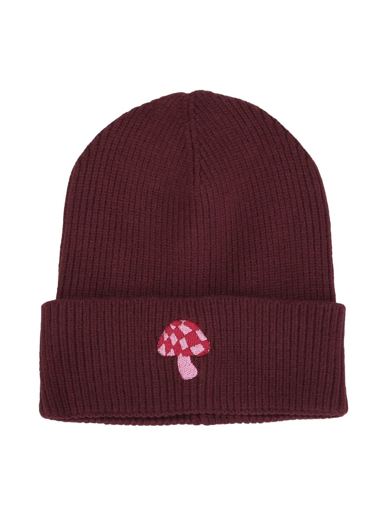 Forever 21 Multicolor Polyester Beanies Cap - Pack of 2