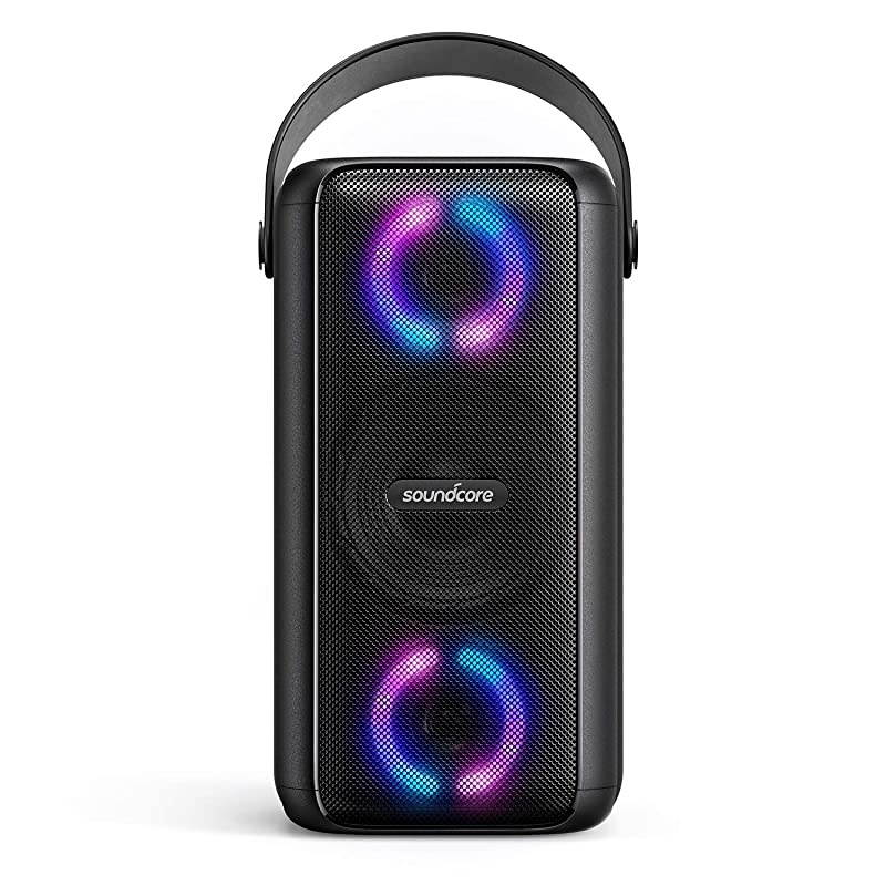 Trance Bluetooth Speaker, Outdoor Bluetooth Speaker with 18 Hour Playtime, BassUp Technology, Huge 101dB Sound, LED Lights,  App, IPX7 Waterproof, Wireless Speaker for Party
