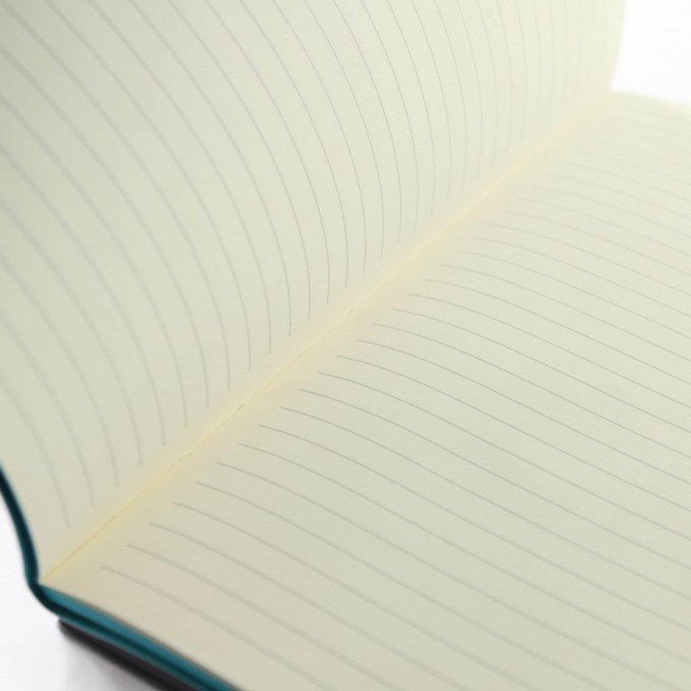 ORIGINAL And Unique Daycraft Signature Duo NOTEBOOK SKETCHBOOK &ndash; A5, Half Dotted Pages, Half Lined Pages, Grey/Blue - 8.3" x 6"
