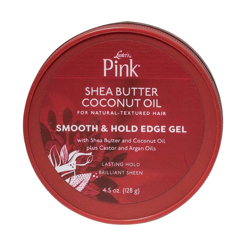 Luster's Pink Shea Butter Coconut Oil Smooth & Hold Edge Gel - 4.5oz