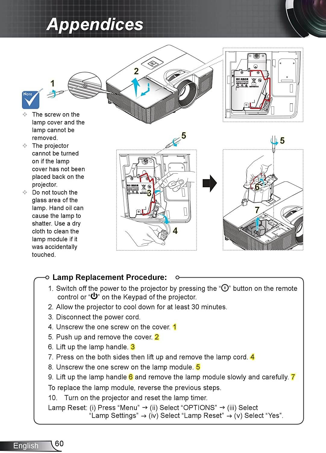 AWO SP.8VH01GC01 / BL-FP190E / MC.JH111.001 Replacement Lamp Bulb with Housing for OPTOMA HD141X DH1009 EH200St GT1080 HD26 S316 X316 W316 DX346 BR323 BR326 for ACER H5380BD P1283 P1383W