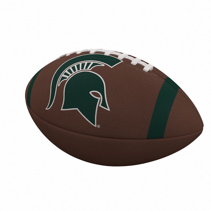 NCAA Michigan State Spartans Team Stripe Official-Size Composite Football