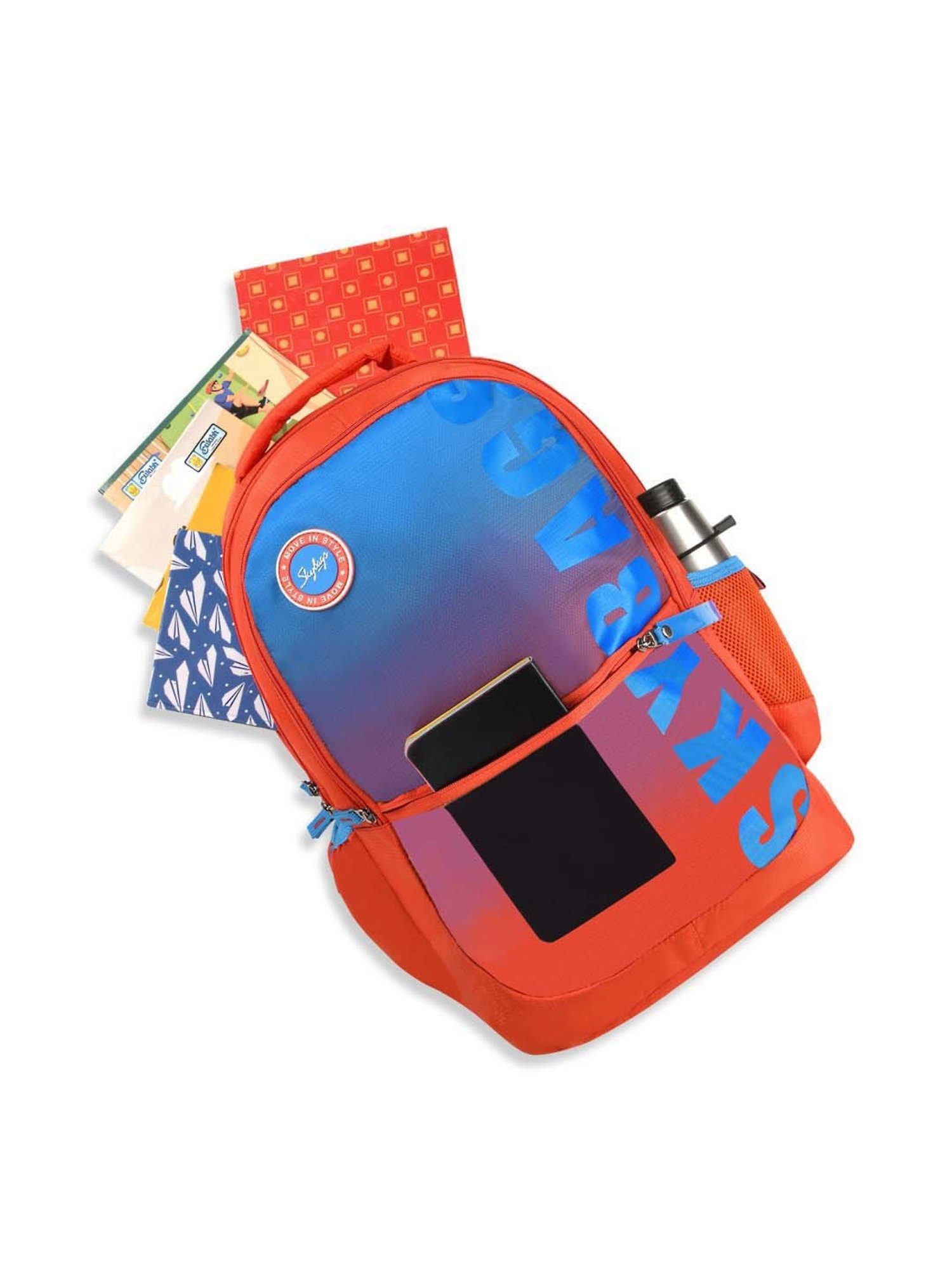 Skybags Squad Plus 03 30 Ltrs Orange Medium Backpack