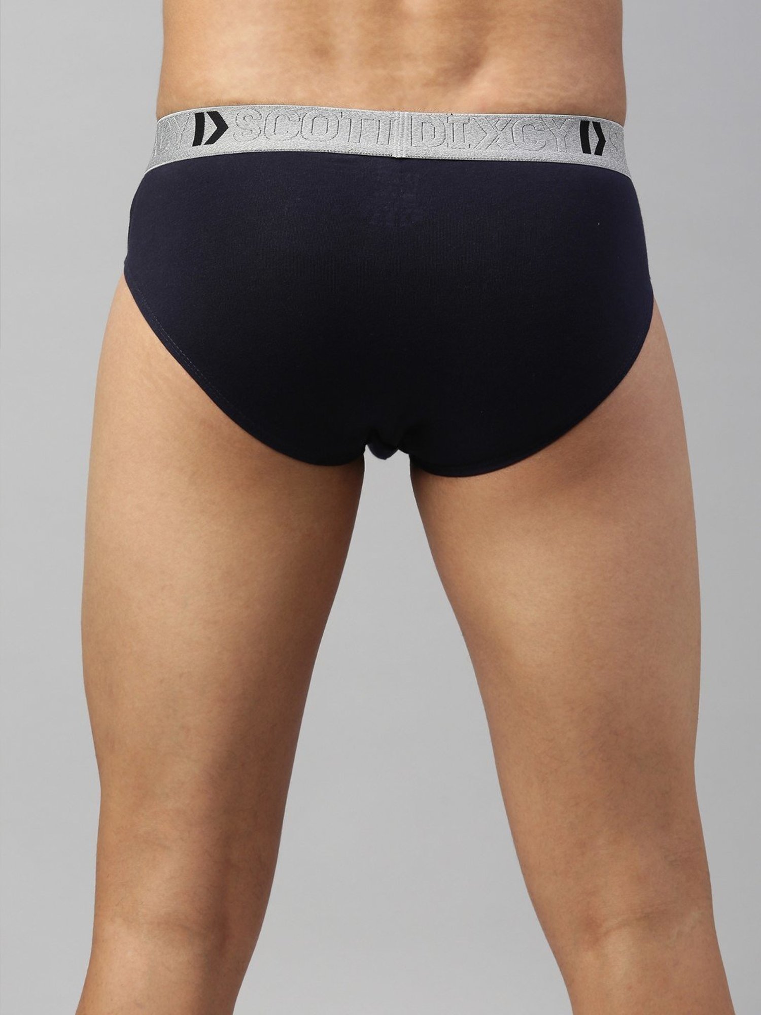 Dixcy Scott Maximus Multi Cotton Regular Fit Briefs - Pack Of 3