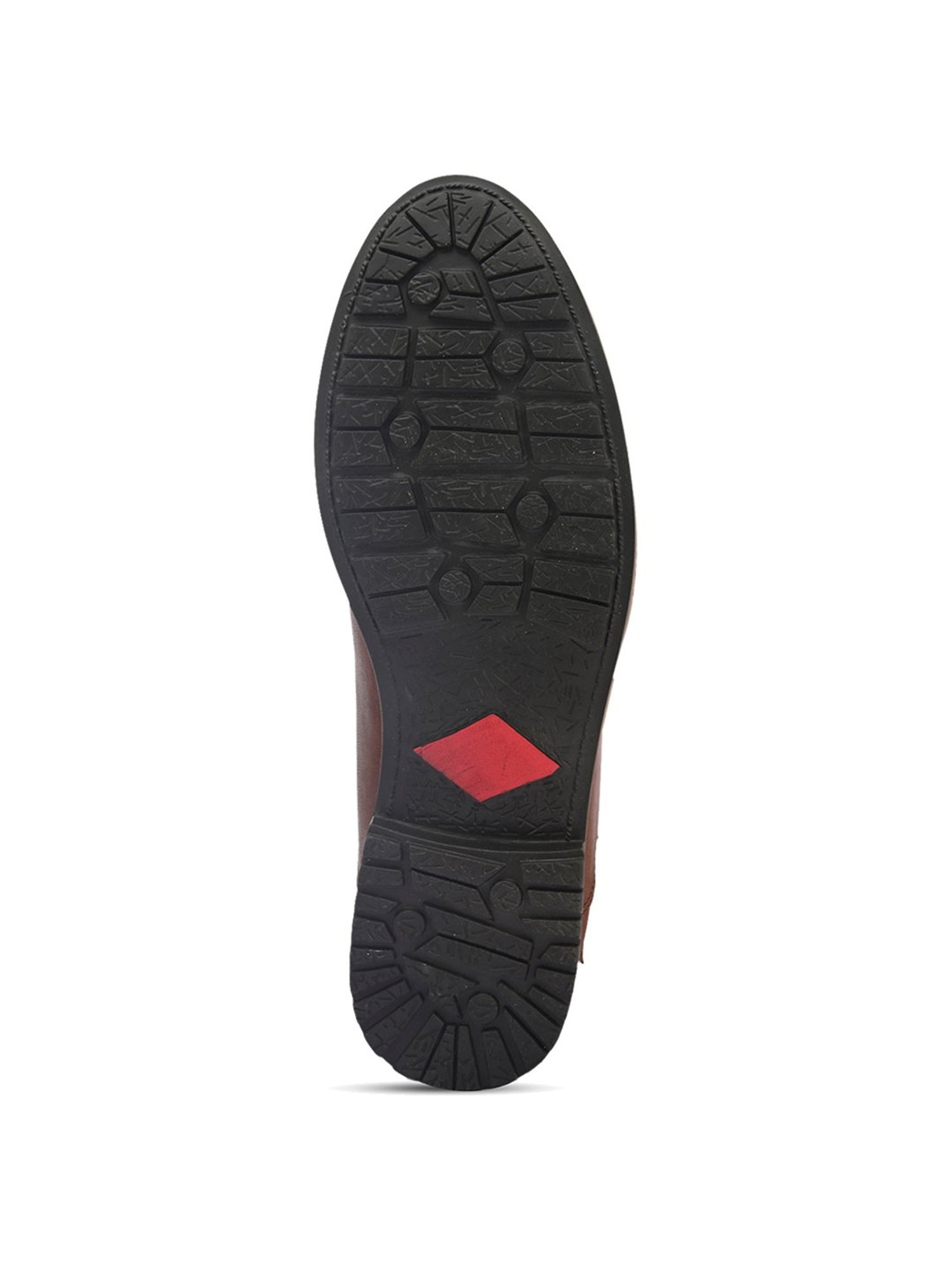 El Paso Men's Brown Derby Boots