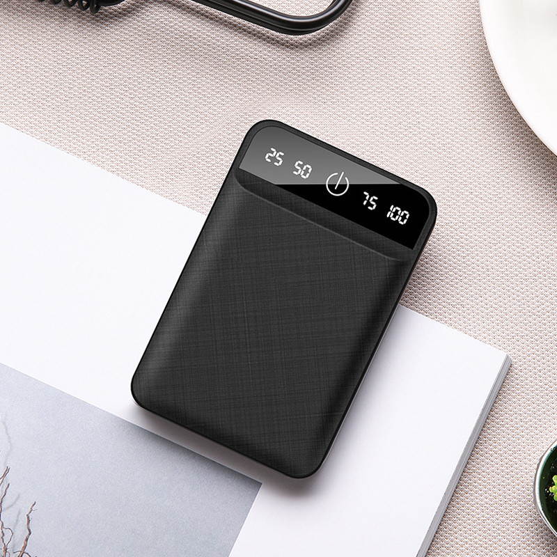 6,000mAh Power Bank Dual USB Output Portable Charger Powerbank Mini Charging Power Bank Travel External Mobile Battery Pack