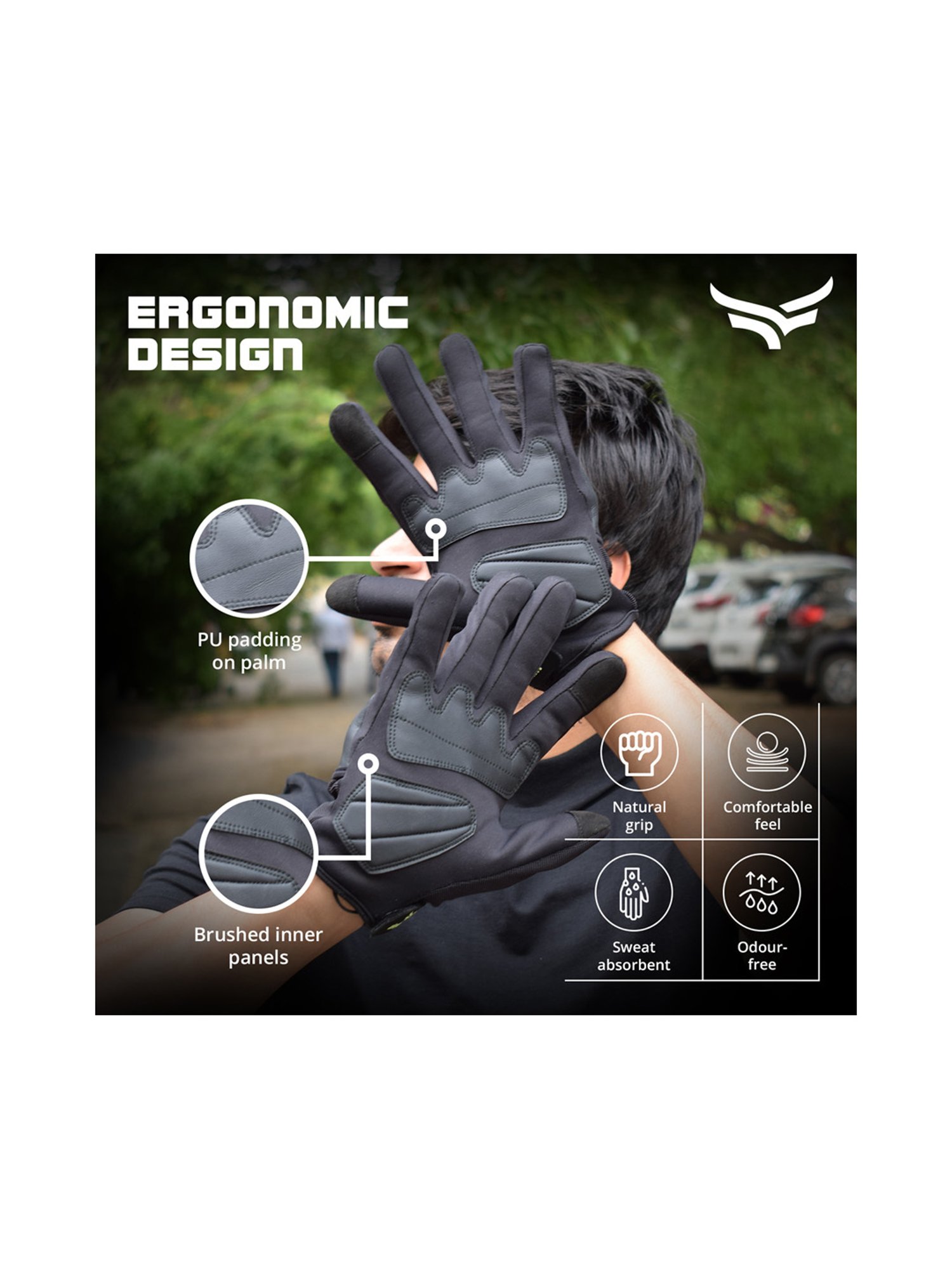 Xtrim Universal Bike Riding Gloves (Red) Size - Medium