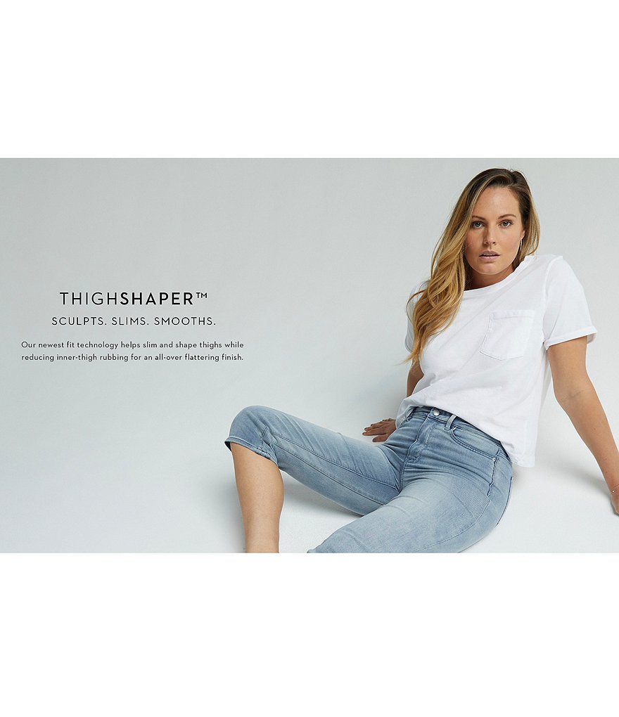 NYDJ ThighShaper(TM) Straight Crop Jeans
