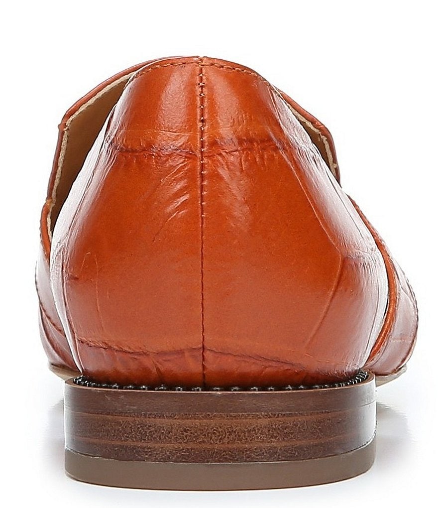 Trotters Harlow Lizard Patent Suede Leather Slip-Ons