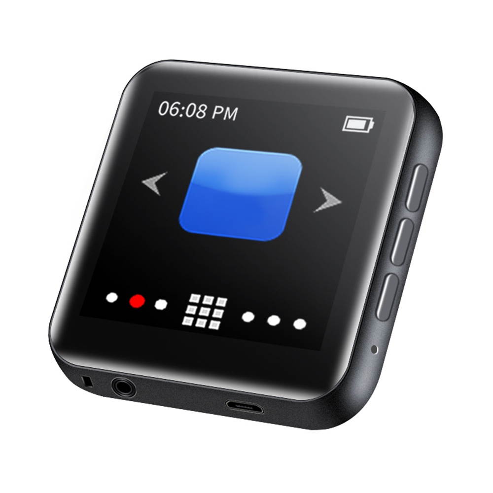 RUIZU M4 Portable Mini MP3 Player 1.8" Full Touch Screen FM Radio E-book Pedometer Video Player HiFi Music Player