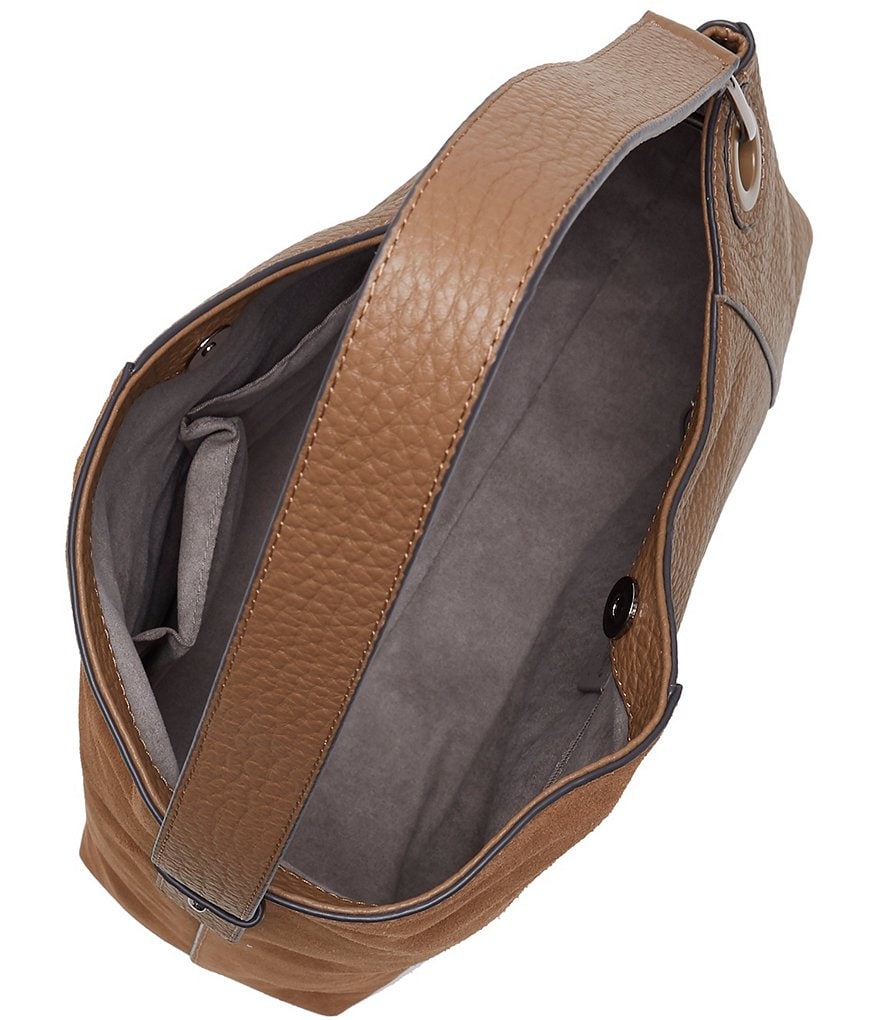 Vince Camuto Yulia Leather and Suede Hobo Bag