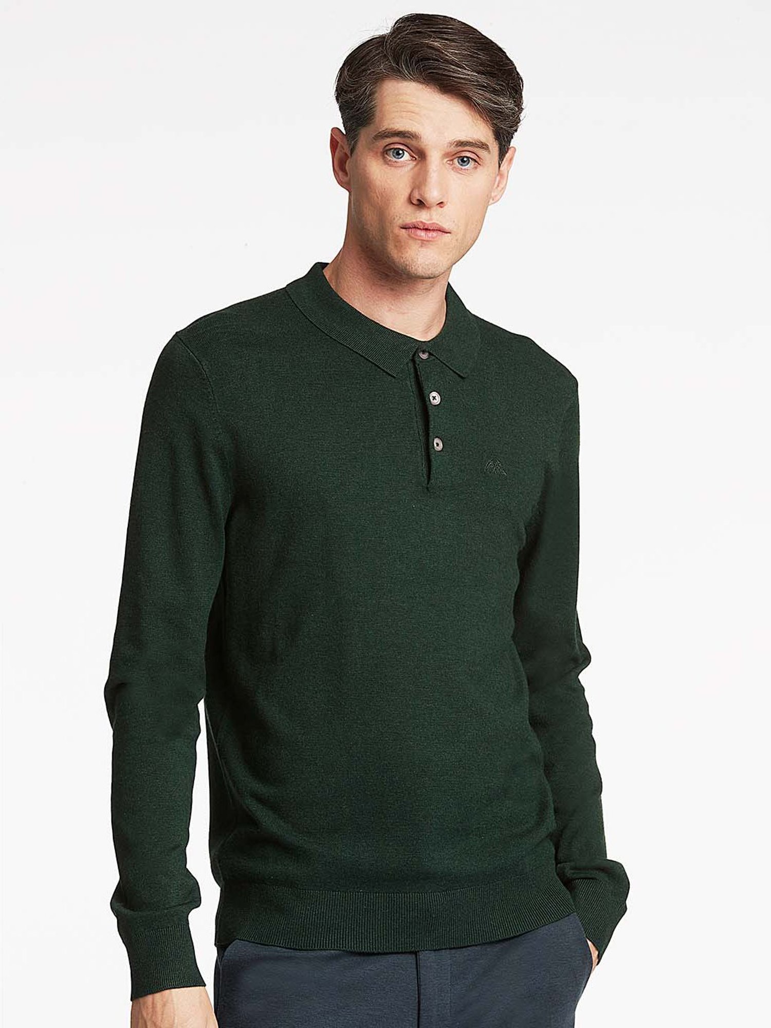Lindbergh Dark Green Polo T-Shirt