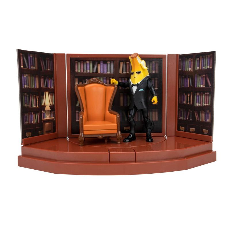 Fortnite Agent's Room & Agent Peely Action Figure 4pk