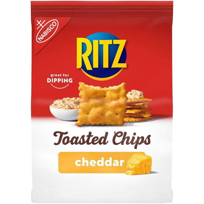 Ritz Toasted Chips, Cheddar - 8.1oz