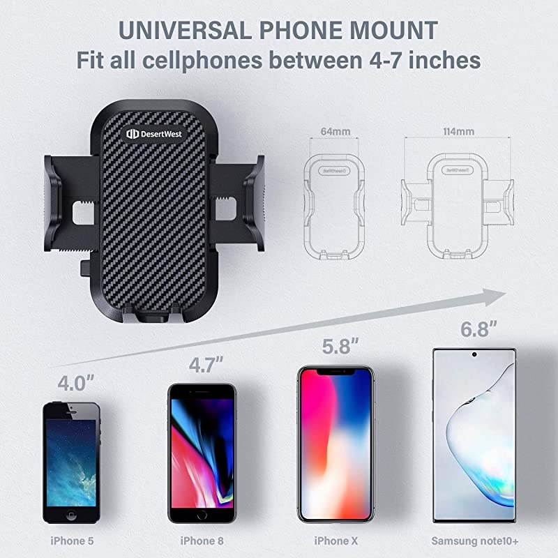 Car Phone Mount [2021 Upgraded Clip] Universal Air Vent Cell Phone Holder for Car [Thick Case Friendly] Compatible with iPhone 12 11 Pro Max SE XS XR 8 7 Galaxy S20 S10 S9 Note 20 10 &All