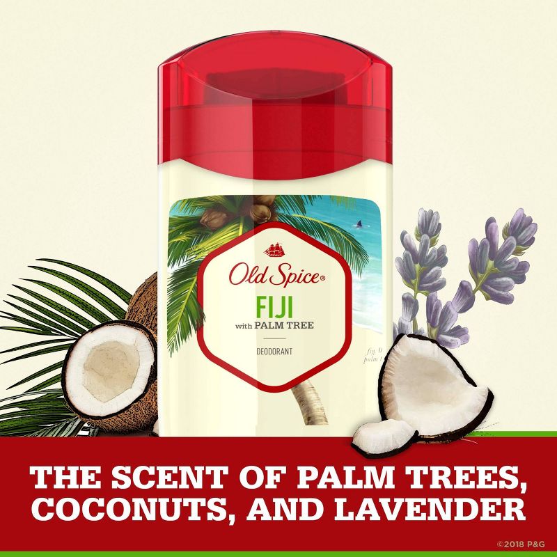 Old Spice Fresher Collection Fiji Scent Secret Fresh Nectarine Men's Deodorant - 3pk/9oz