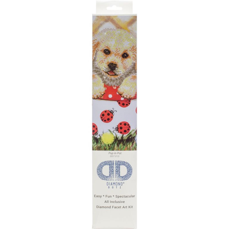 Diamond Dotz Diamond Embroidery Facet Art Kit 15"X19.5"-Pup In Pot