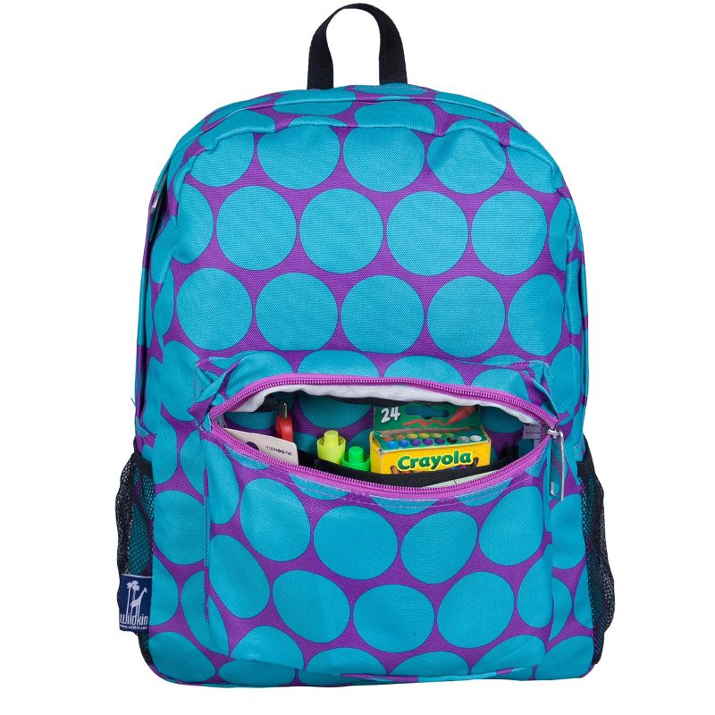 Wildkin Big Dot Aqua 16 Inch Backpack