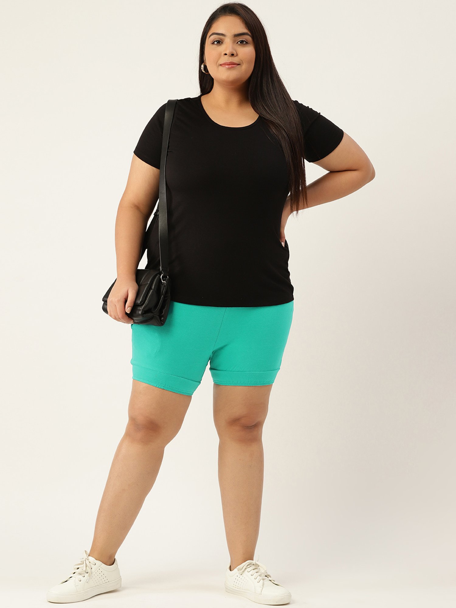 theRebelinme Turquoise Shorts