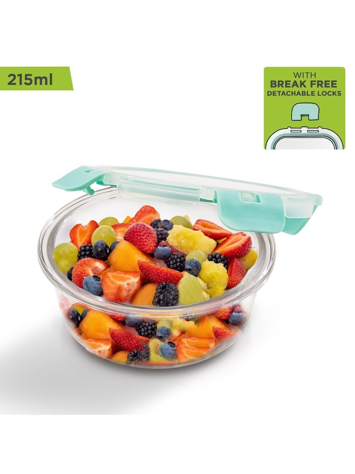 Borosilicate Glass Containers with Lids Microwave Safe Container for Glass Food Storage Containers