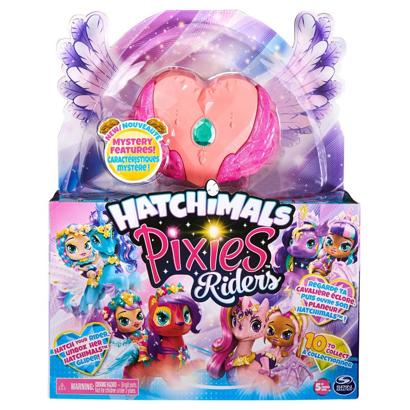 Hatchimals Pixies Riders Radiant Roxy Pixie & Tigrette Glider Hatchimal Set with Mystery Feature