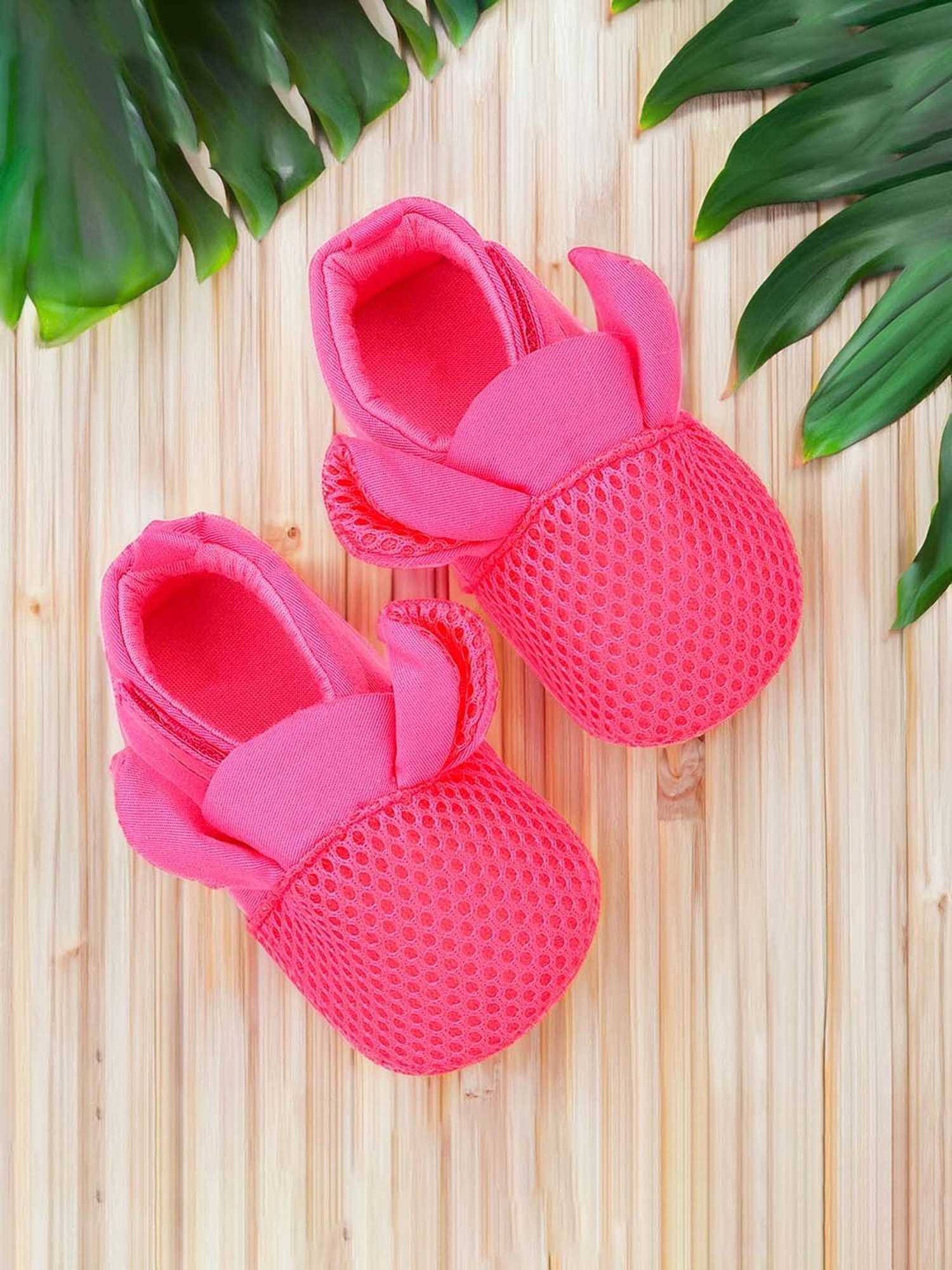 Baby Moo Kids Pink Casual Booties