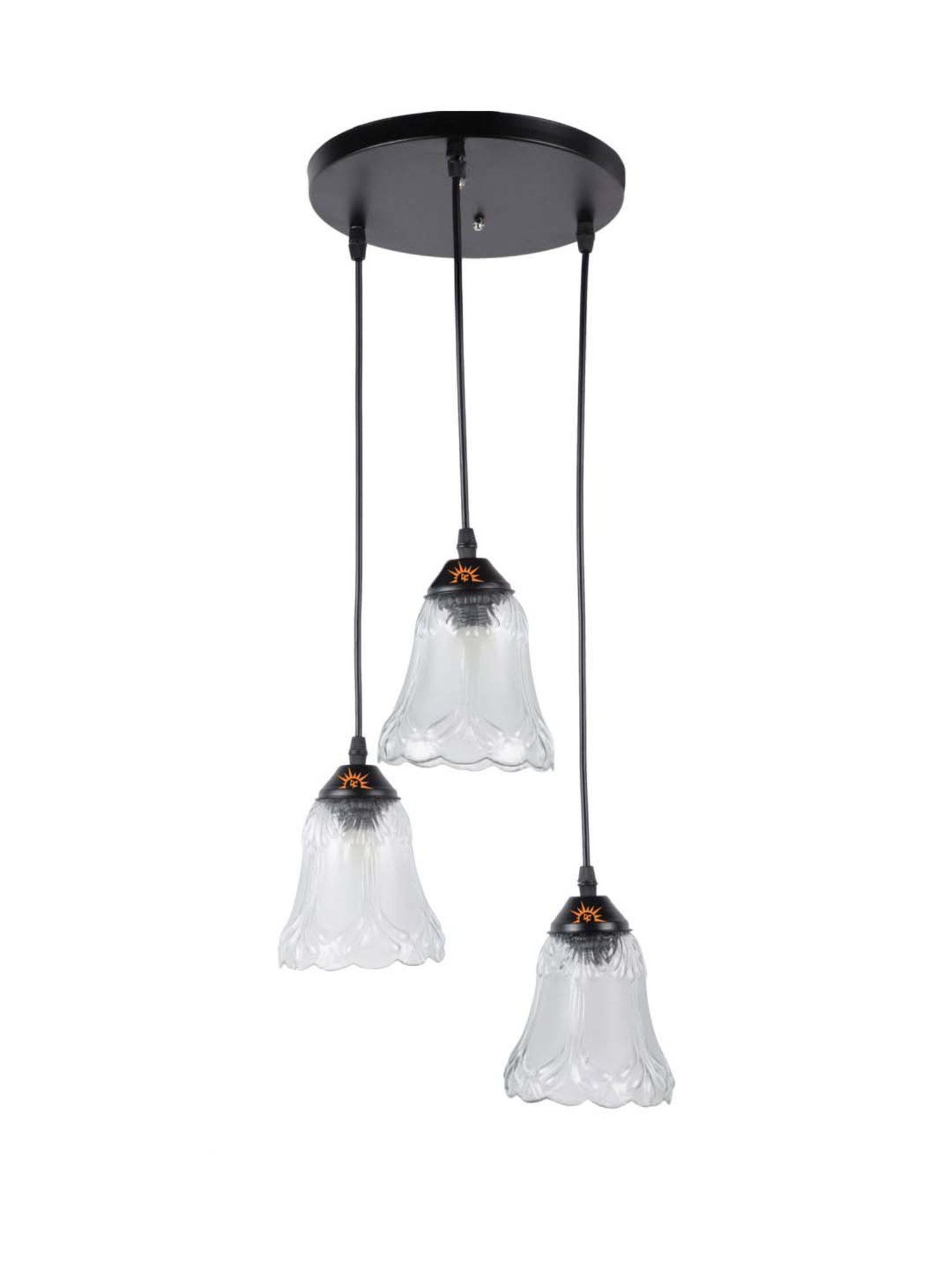 DecorativeRay Transparent Hanging Light - Set of 1