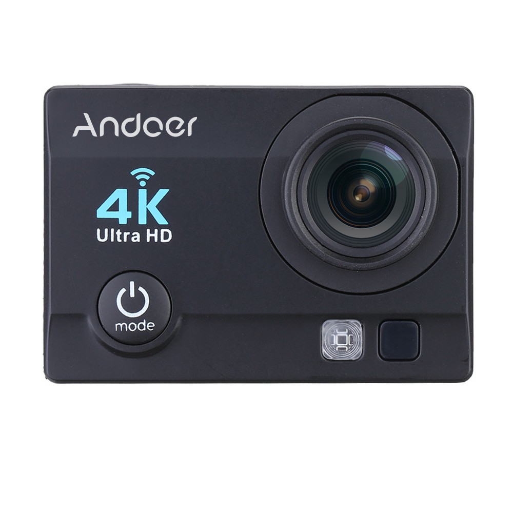 Andoer Q3H 2" Ultra-HD LCD 4K 25FPS 1080P 60FPS Wifi Wireless Connection 16MP Action Camera 170&deg;Wide-Angle Lens with Diving 30-meter Waterproof Case