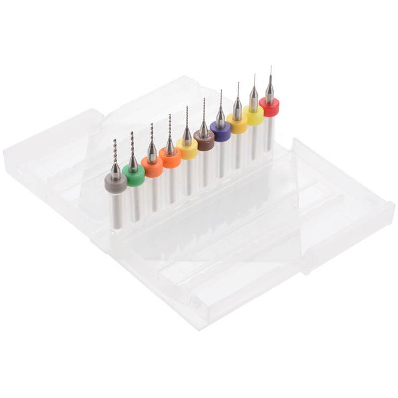 10Pcs 0.1-1.0mm Mixed 3D Printer Nozzle Cleaning Drill Bit Kit for MK7 MK8 RepRap