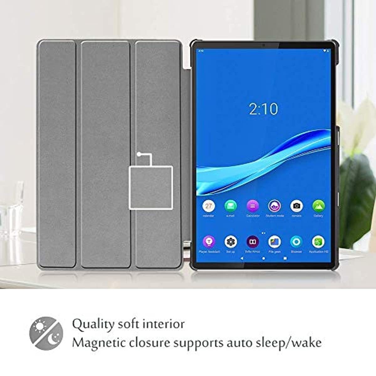 ProCase Lenovo Tab M10 FHD Plus Case 10.3 Inch (2020 2nd Gen) Bundle with [2 Pack] ProCase Lenovo Tab M10 FHD Plus 10.3 Inch Screen Protector TB-X606F TB-X606X