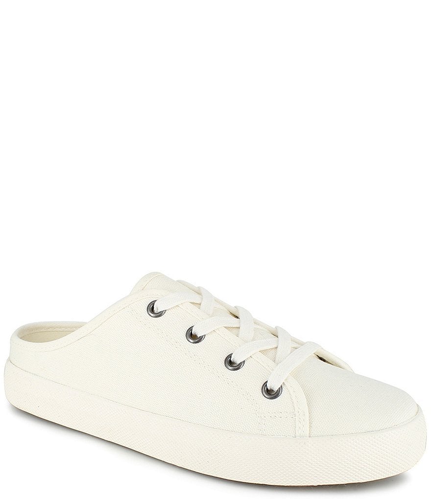 Splendid Arianna Canvas Lace-Up Sneaker Mules